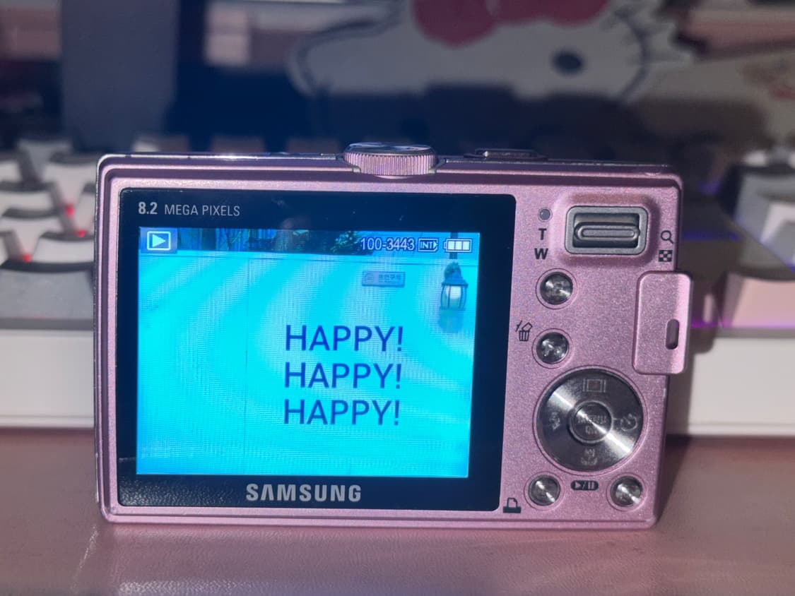 삼성 vluu l100 핑크 디카 상품이미지3