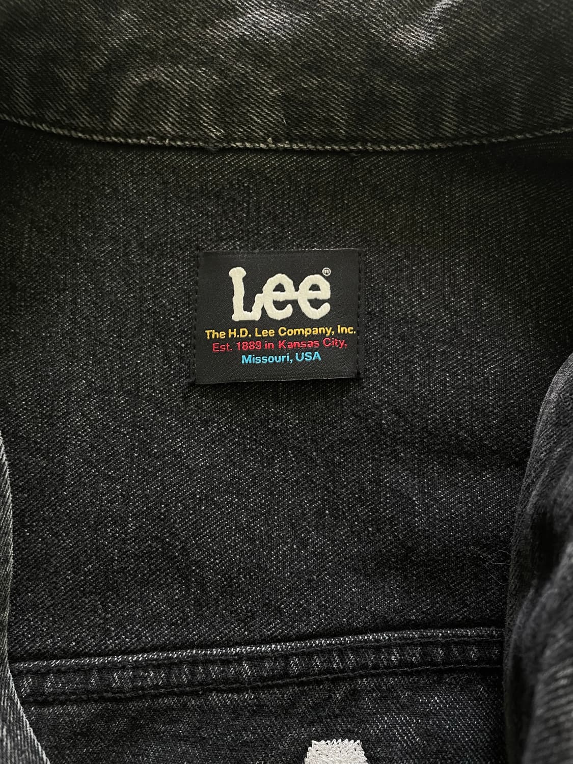 iab X lee 흑청 자켓[M]및 흑청바지[28]팝니다. (아이앱리) 상품이미지3