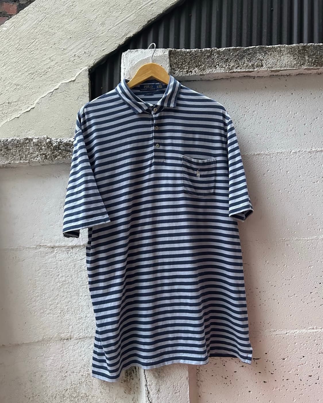 폴로 랄프로렌 스트라이프 소프트터치 pk코튼 셔츠 105 상품이미지1