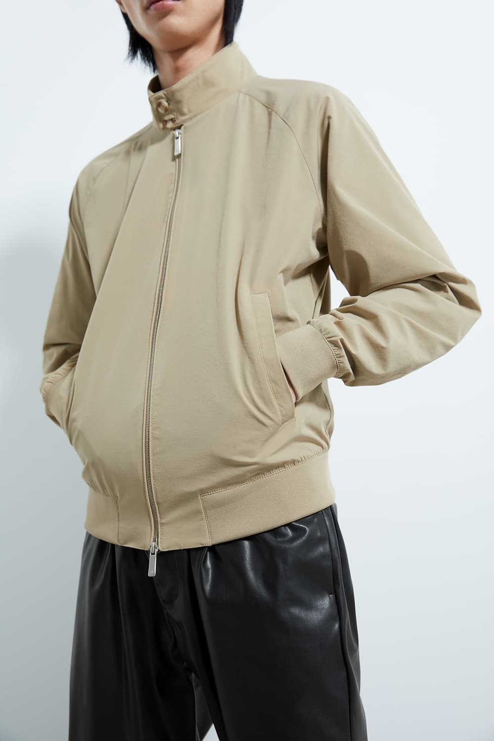 (새상품)자라 베이지 해링턴 자켓 L(100~105) 상품이미지5