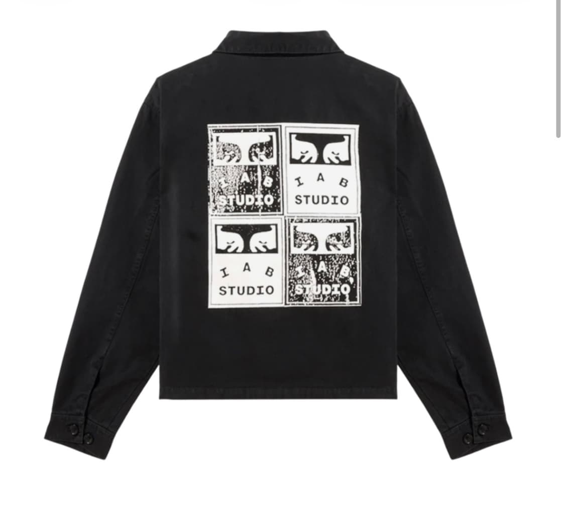 [XL]아이앱X오베이 포스터 집 자켓 앤트러사이트 상품이미지2