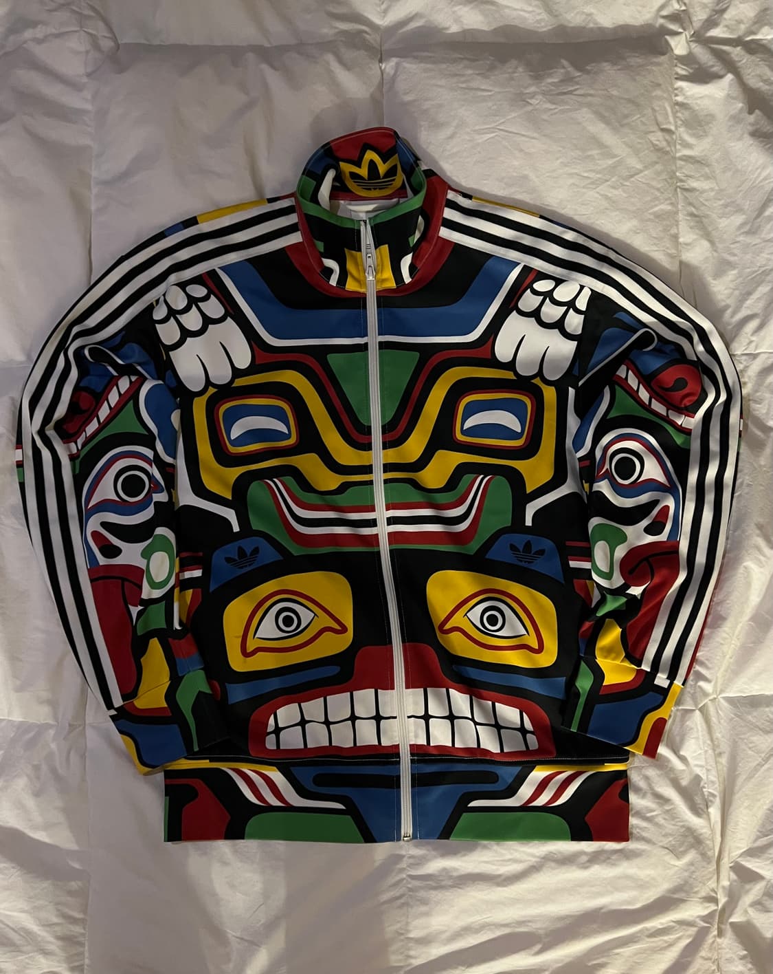 아디다스✖️제레미 스캇 이글 토템 프린팅트랙 자켓 상품이미지1