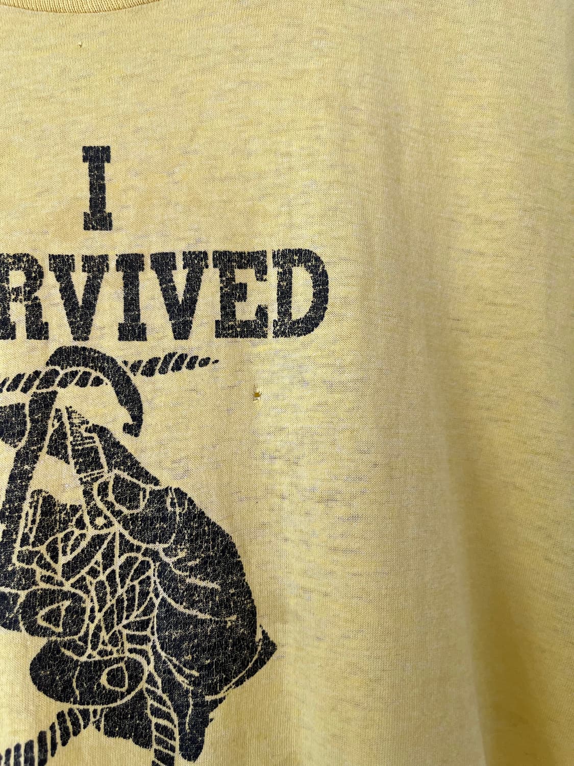80s vintage  i survived t-shirt 상품이미지4