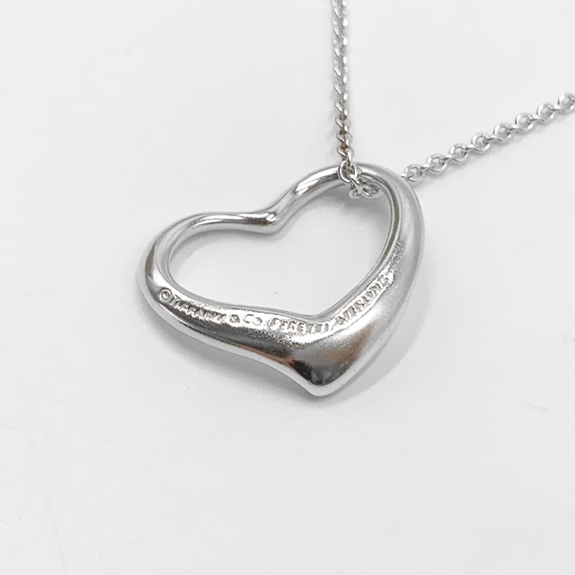 티파니 엘사 퍼레티 오픈 하트 22mm 목걸이 풀구성 NO.90 상품이미지5