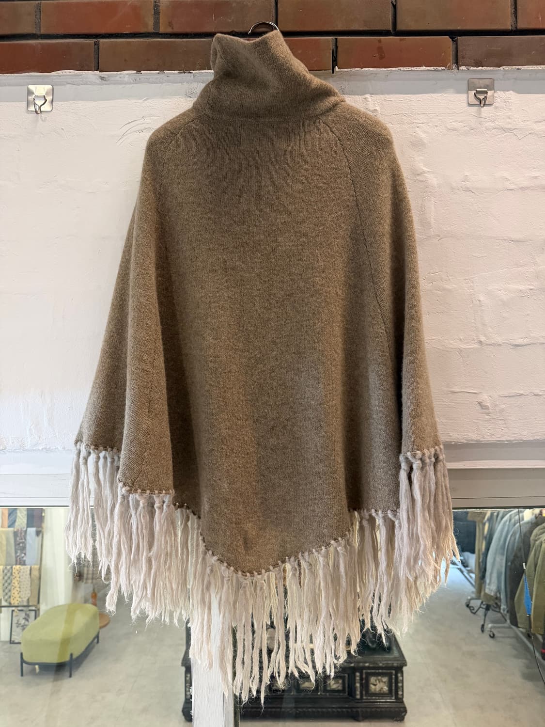 Ray Beams 울 니트 판초 스웨터 상품이미지6