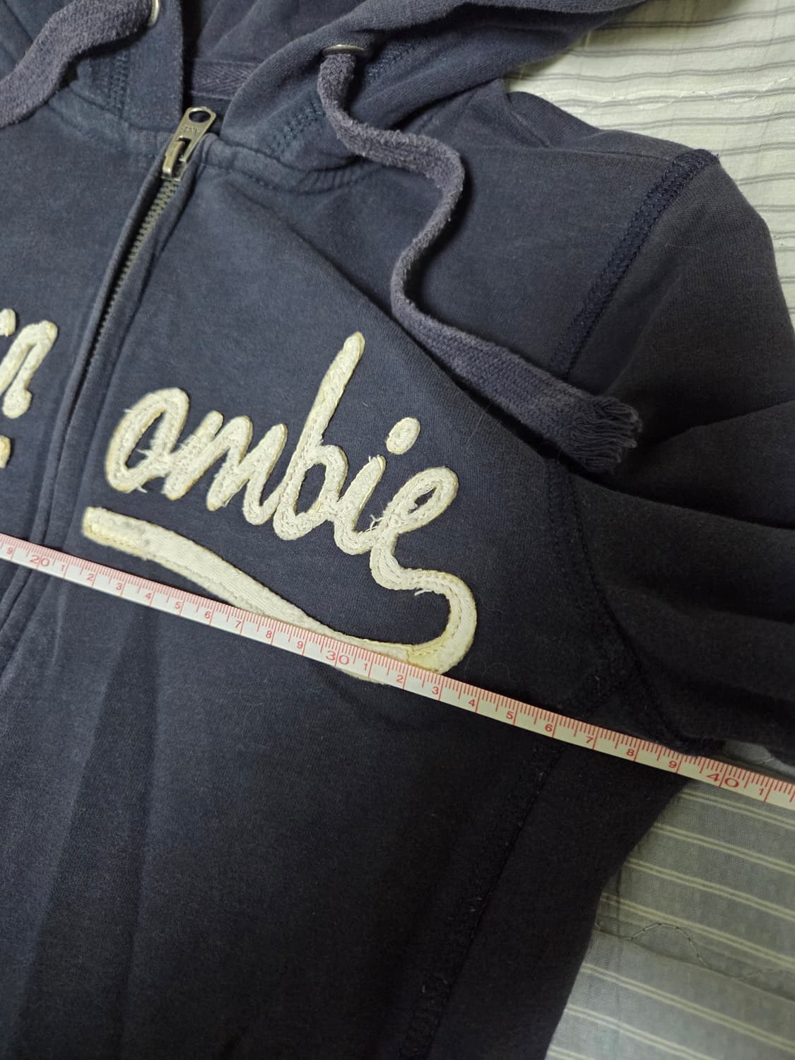 아베크롬비 대대장 딱붙네이비 투웨이후드집업 상품이미지5