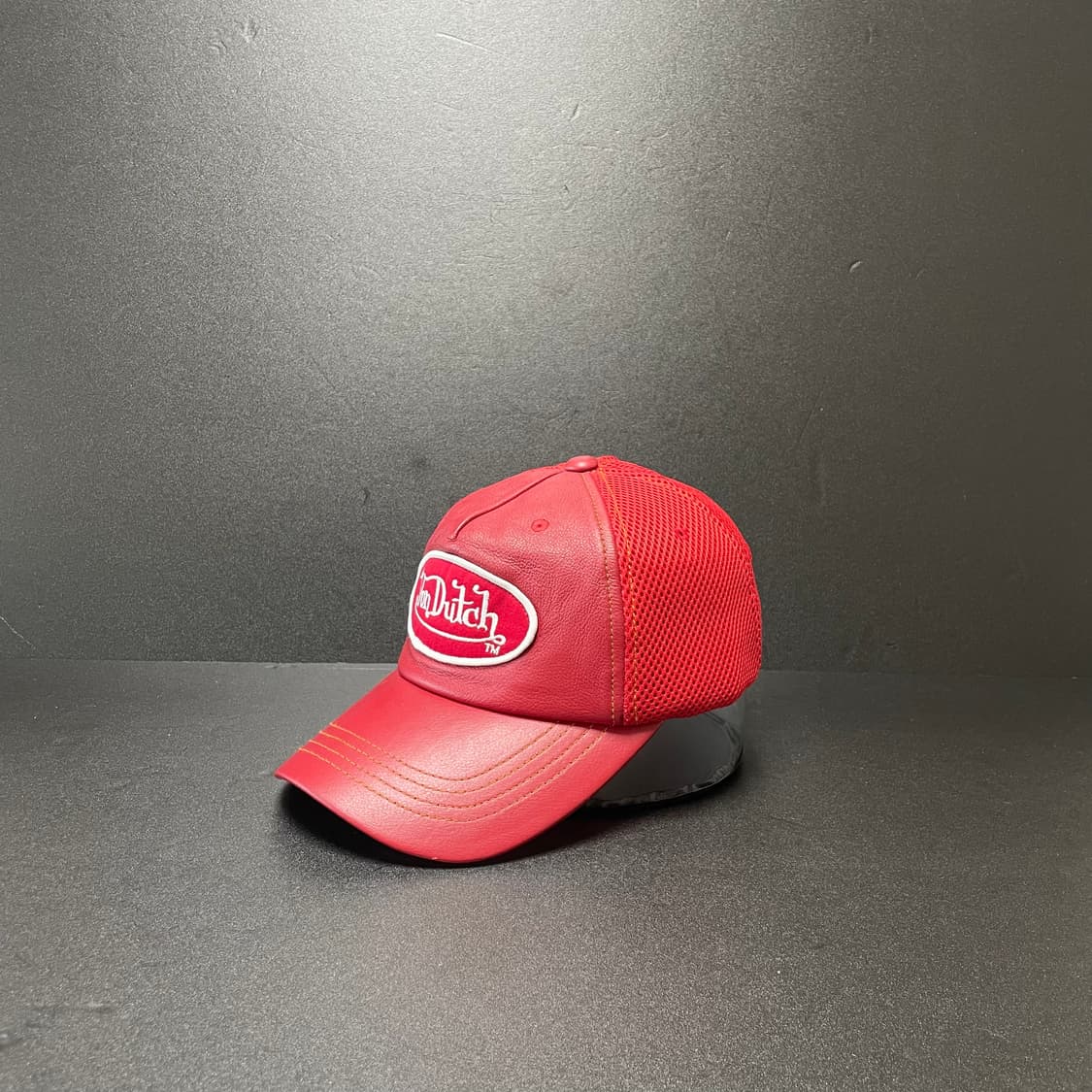 [F] VONDUTCH 본더치 레더 메쉬 트러커 모자 볼캡 상품이미지1