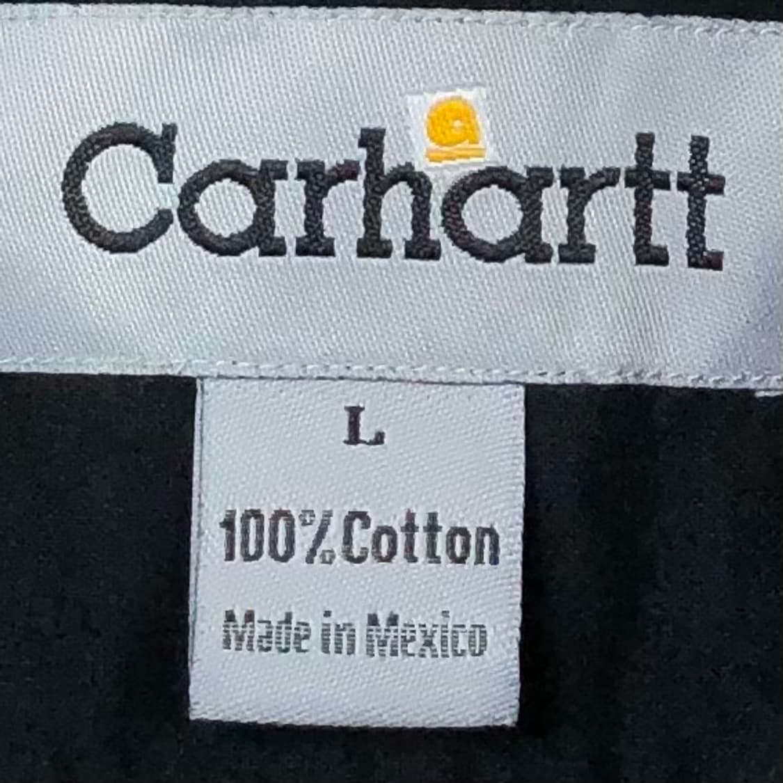 XL 칼하트 블랙 워크 셔츠 상품이미지3