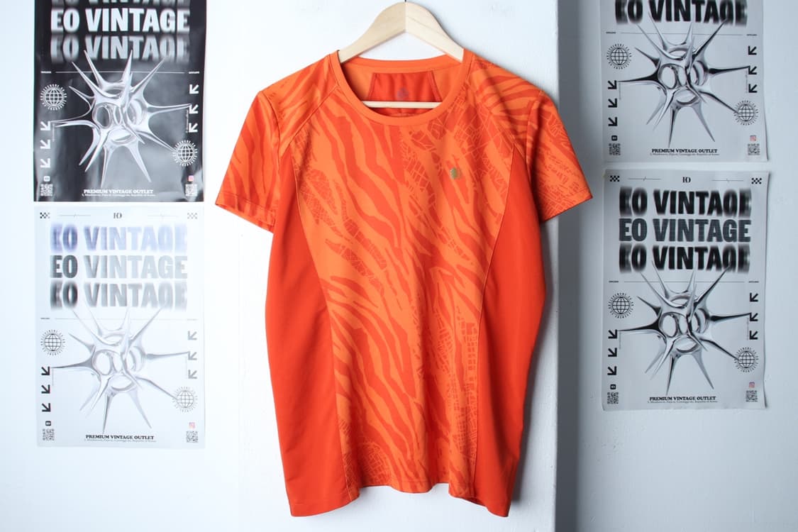 W(XL-2XL) 코오롱스포츠 반팔 티셔츠 기능성 오렌지-H30135 상품이미지2