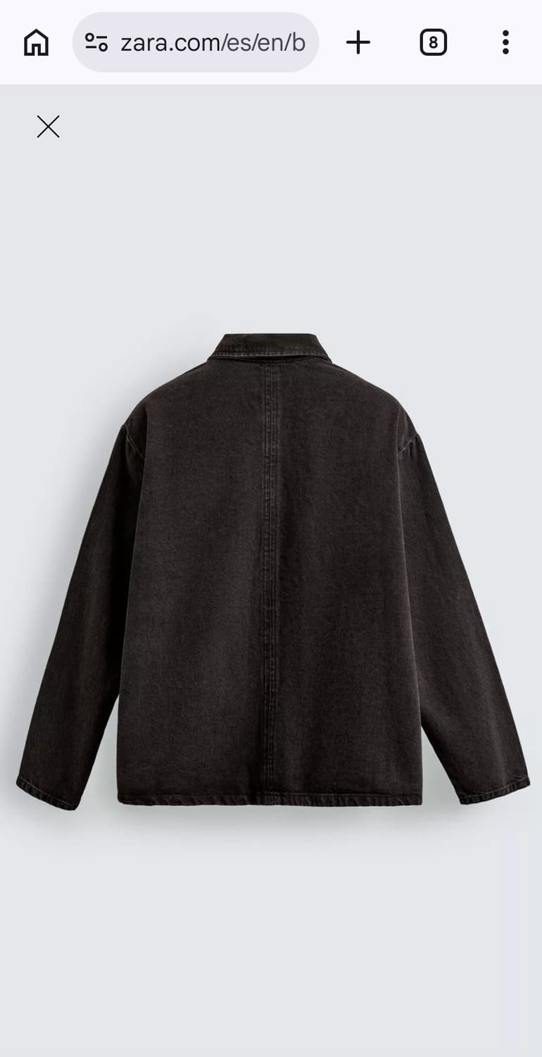 자라 데님 오버 셔츠 XL 새상품 상품이미지7