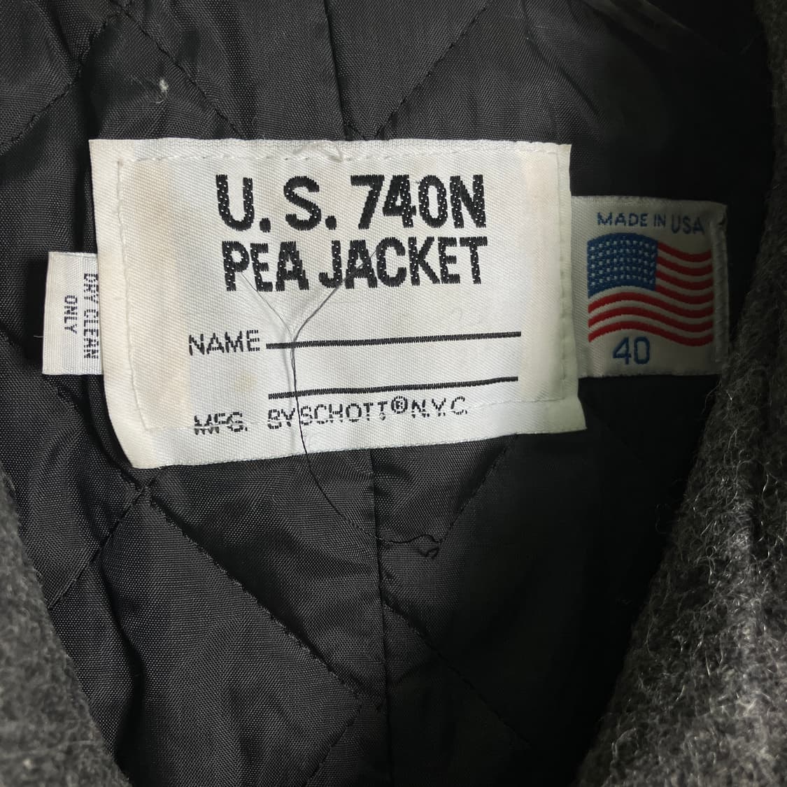 Schott 쇼트 740N 피코트 40 상품이미지3