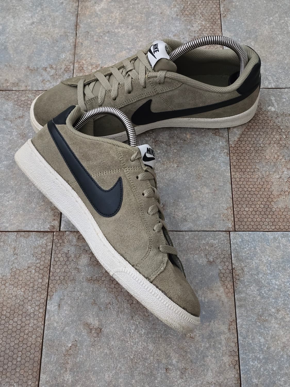 (260)나이키 코트 로얄 스웨이드 카키  상품이미지4