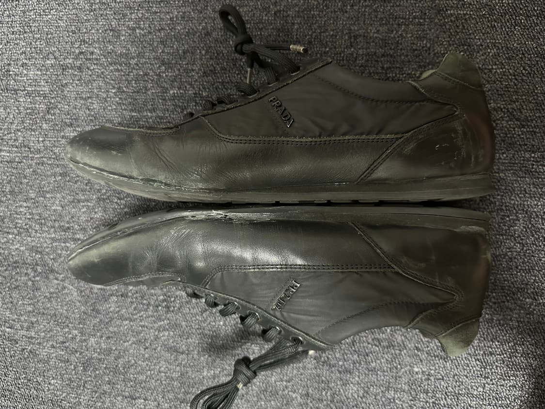 280) 프라다 스포츠 나일론 가죽 레더 스니커즈 상품이미지4
