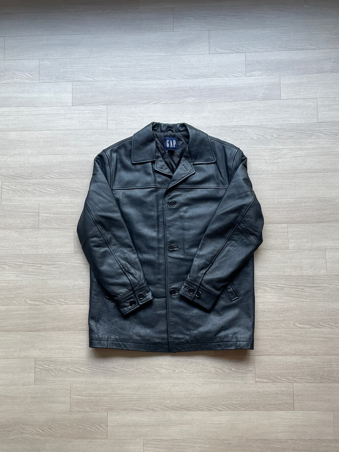 90s 올드갭 레더 카코트 gap carcoat 상품이미지1