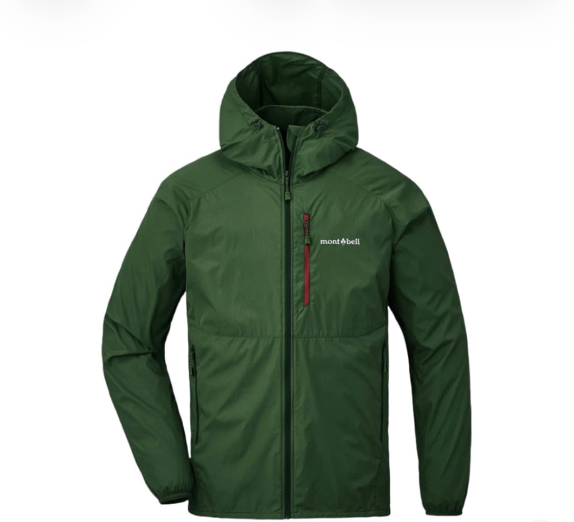 [L]몽벨 윈드 블라스트 후드 자켓 다크 그린 상품이미지1