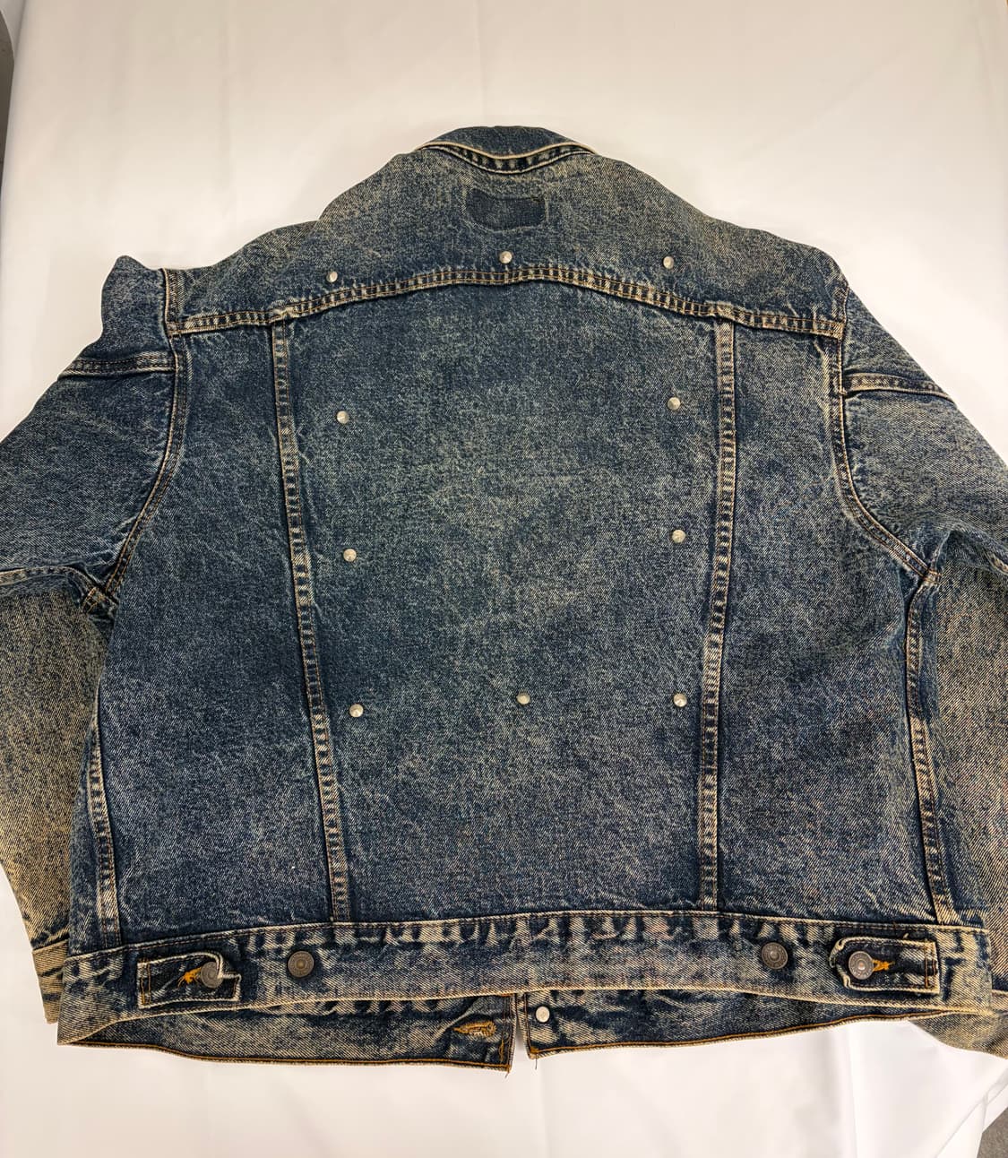 [XL] 리바이스 워싱데님 패치 청 자켓 상품이미지4