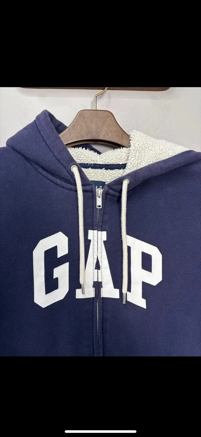 갭 로고 셰르파 후드집업 H1958 상품이미지3