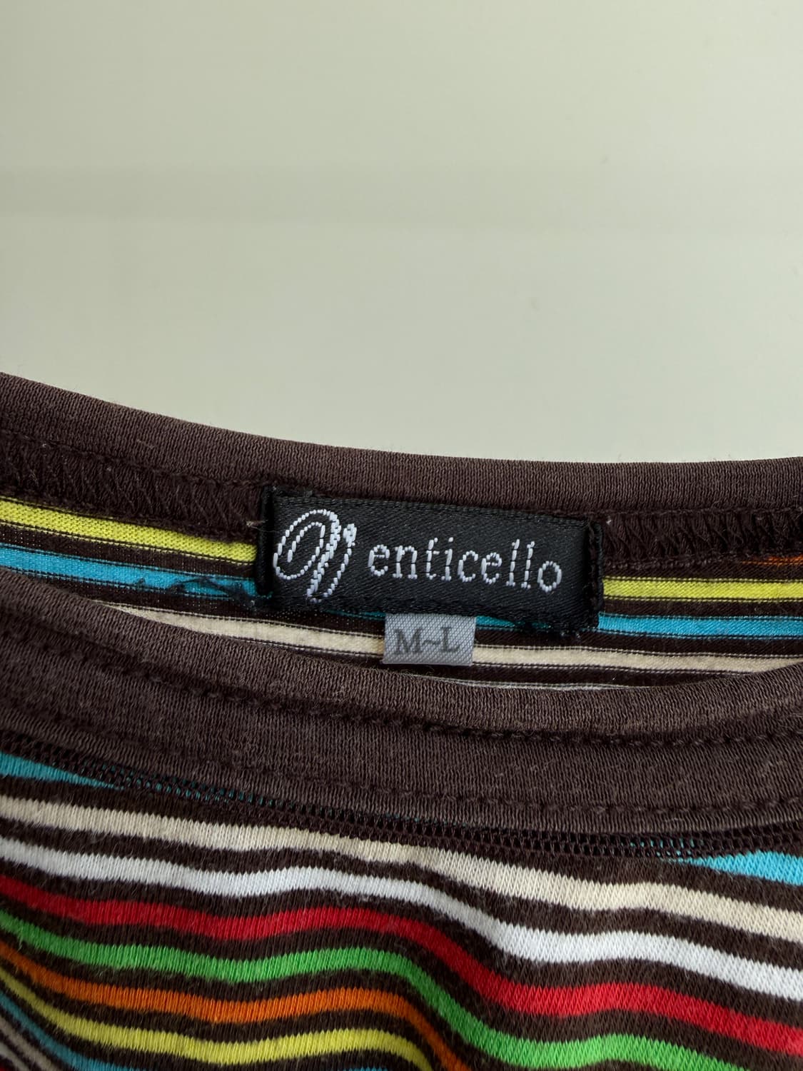 VENTICELLO 멀티컬러 스트라이프 티셔츠  상품이미지5