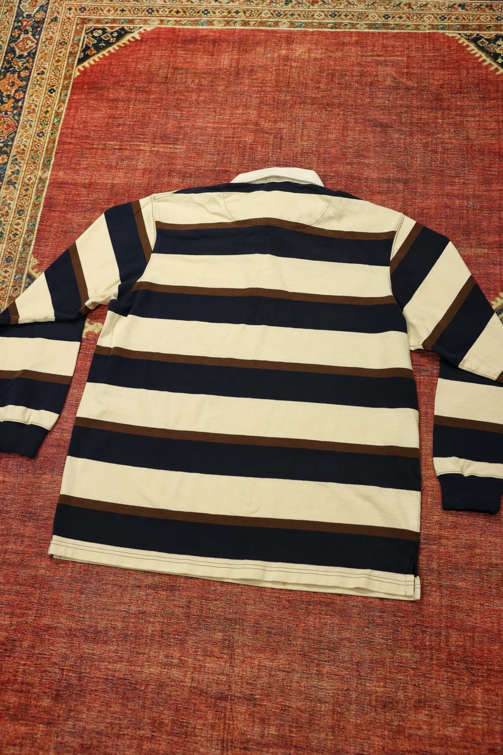 90~00s 빈티지 폴로 스트라이프 럭비티 판매 상품이미지7