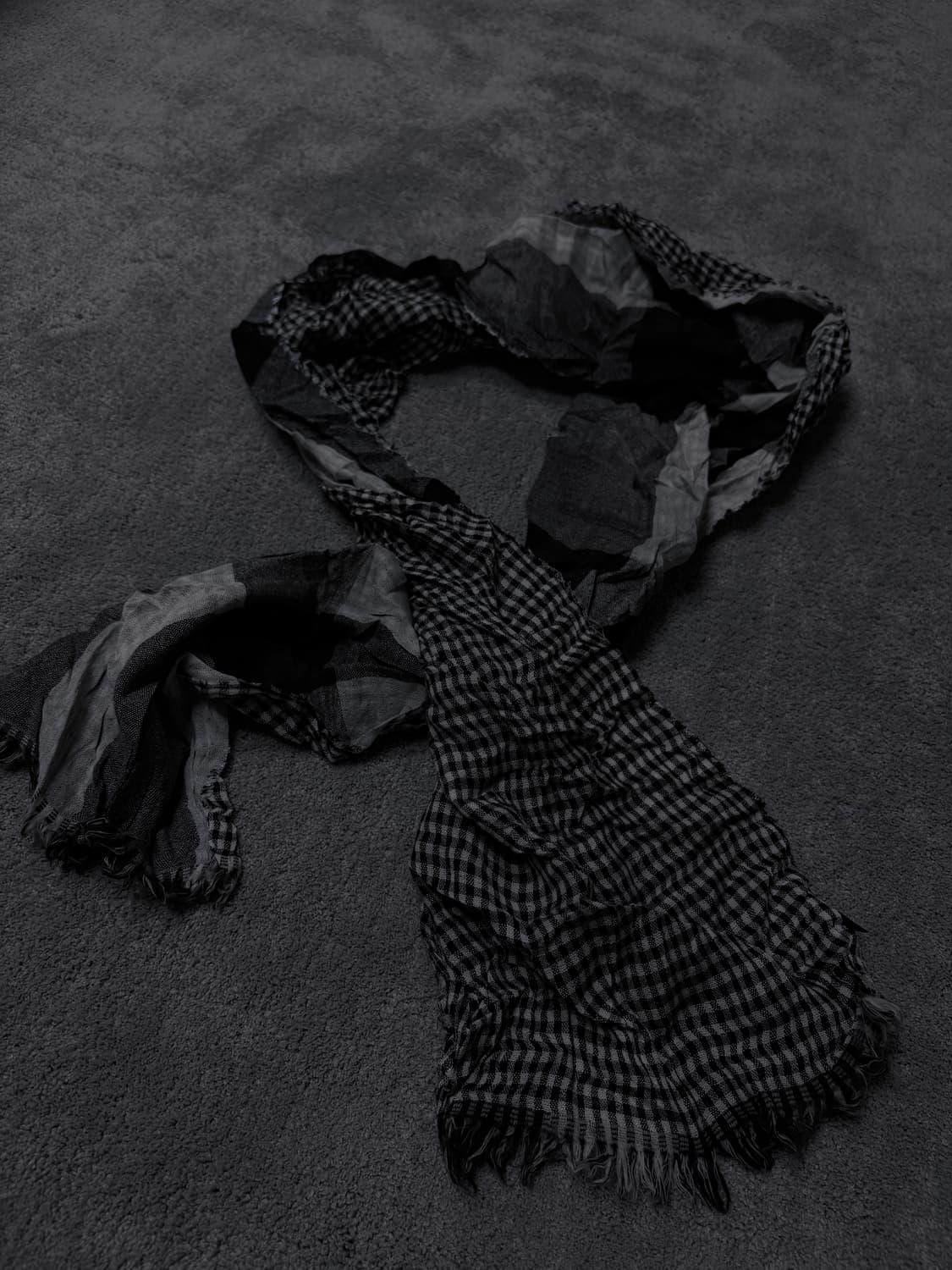 Vintage V-kei,punk mood flannel muffler 상품이미지1