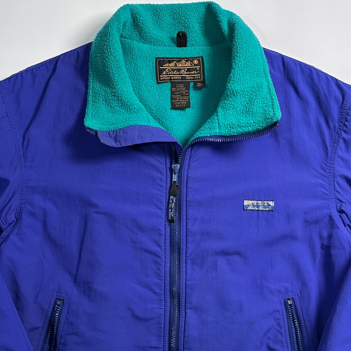 80s 에디바우어 나일론 봄버 자켓 상품이미지2