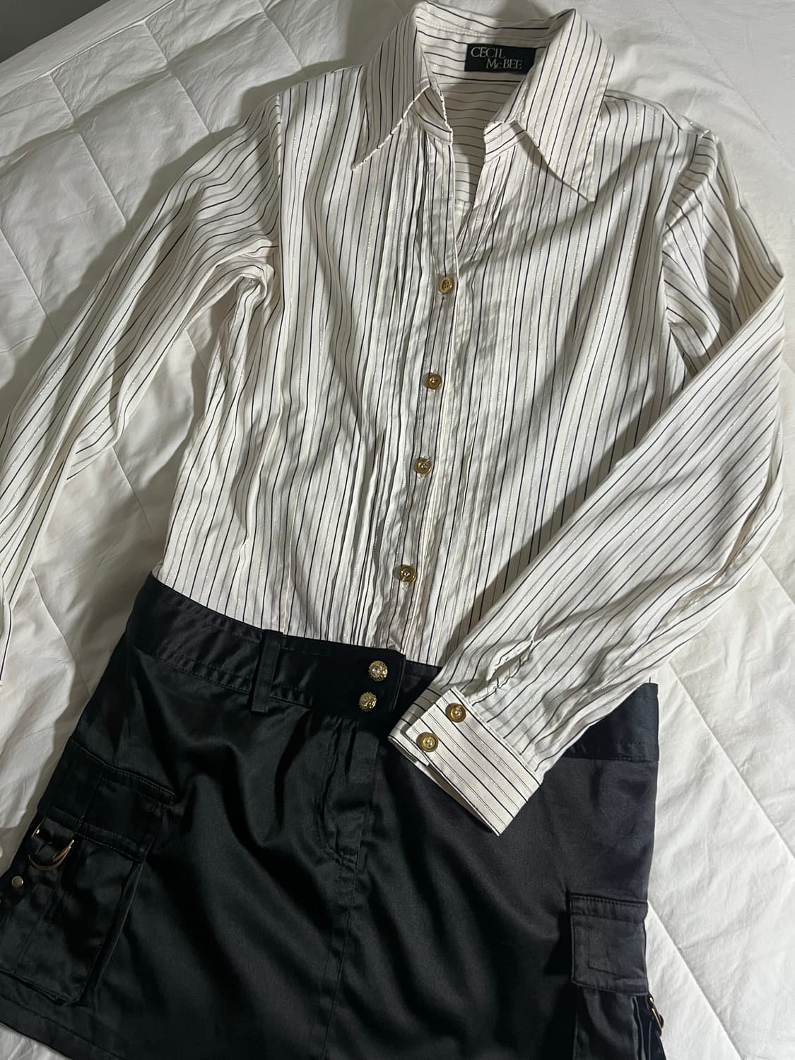 세실맥비 셔츠 원피스 오네갸루 상품이미지1