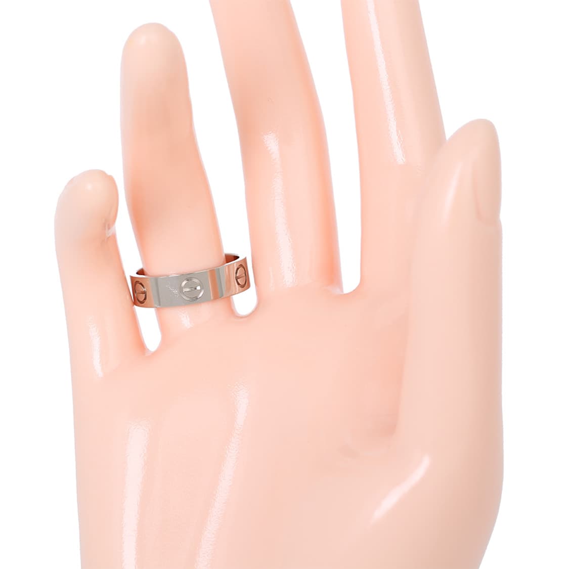 까르띠에 러브링 화이트골드 러브 반지 LOVE 55호 B4084900 상품이미지6