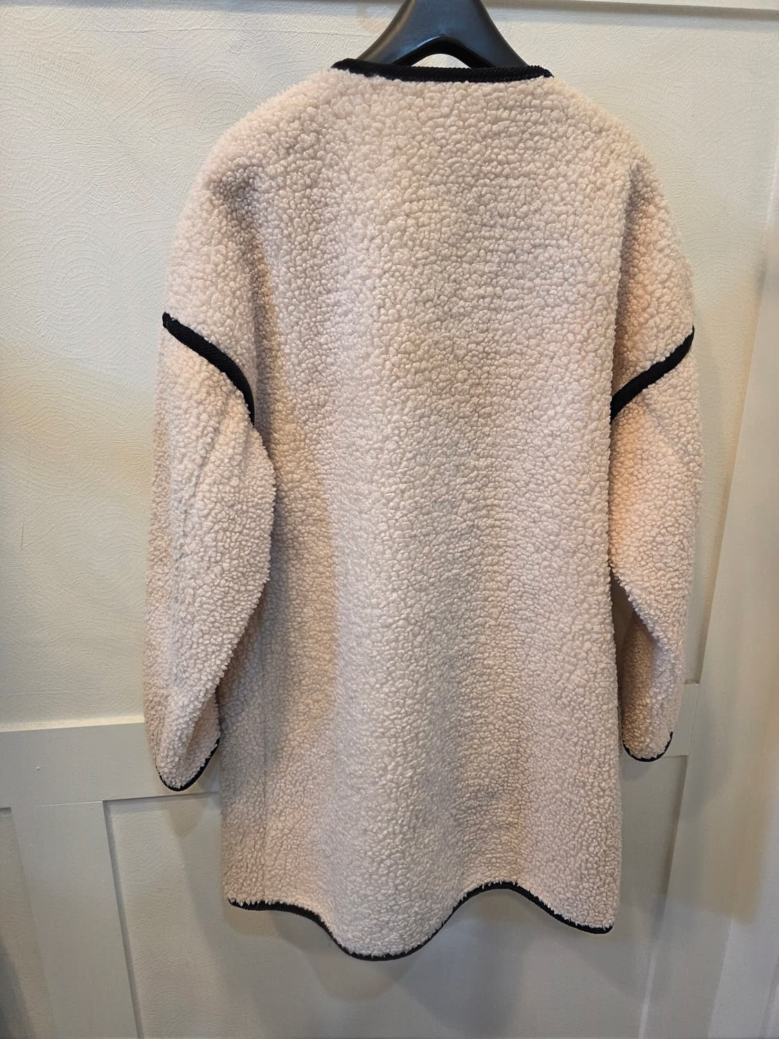 코오롱스포츠 아이보리 뽀글이 하프 자켓 상품이미지5