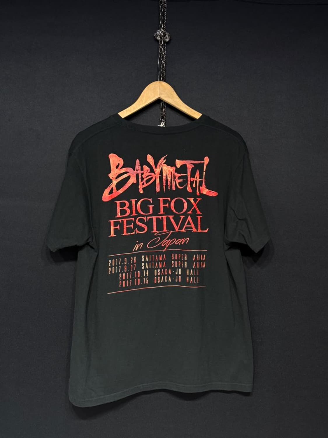 오피셜 Babymetal three icon 락티셔츠  상품이미지4
