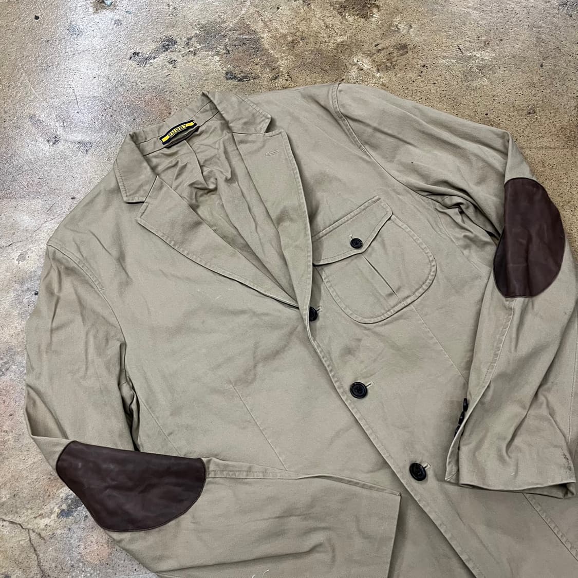 [정품] RUGBY 럭비 팔꿈치 패치 면 자켓 b8 상품이미지1