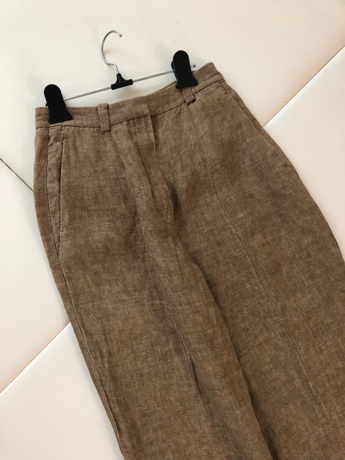 마시모두띠 린넨100 팬츠 바지 슬랙스 올드머니룩 출근룩 휴가룩 여행룩 상품이미지4