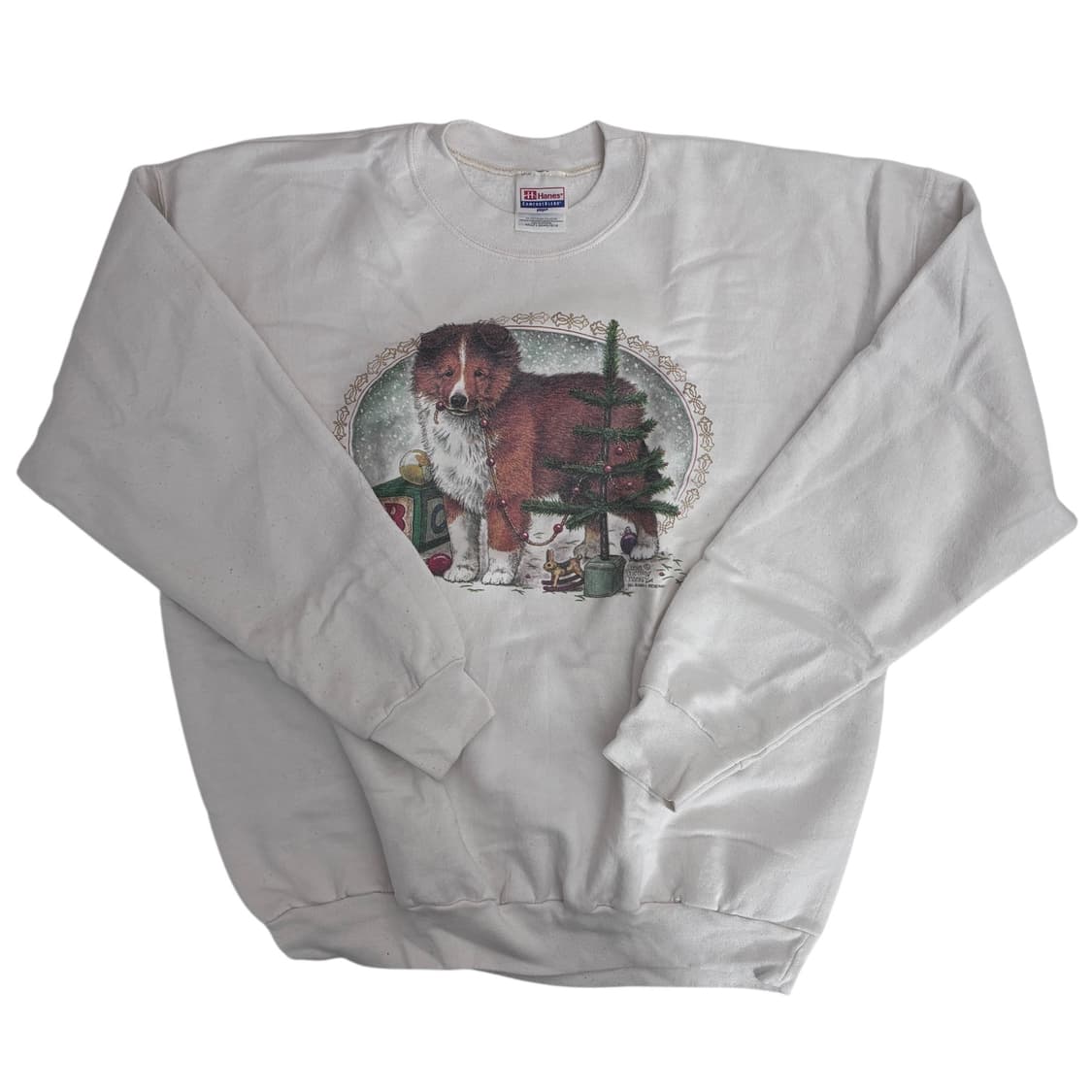 90s 헤인즈 프린팅 스웻셔츠 상품이미지1