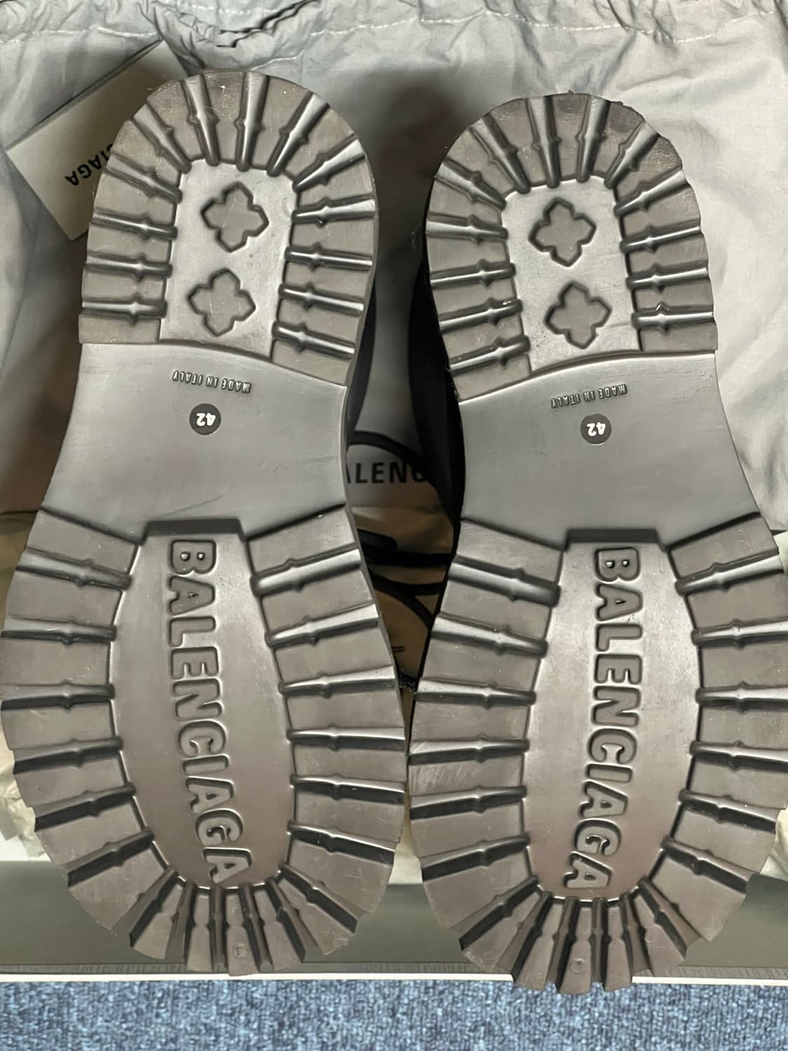 [중고, 42] 발렌시아가 스테로이드XL 아미 부츠 풀 에바 블랙 상품이미지6