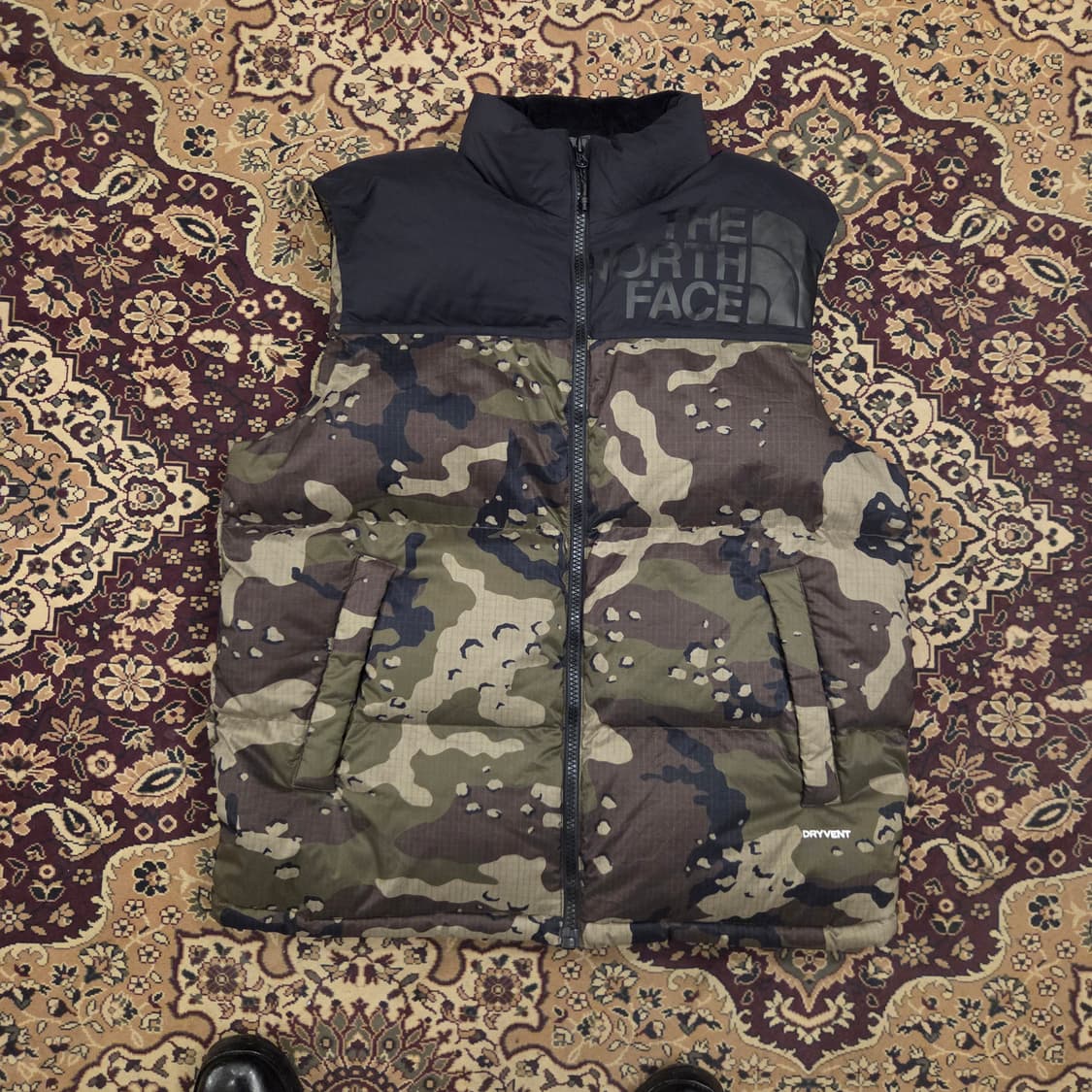 노스페이스 카모 패딩 베스트 2xl 빅사이즈 상품이미지1
