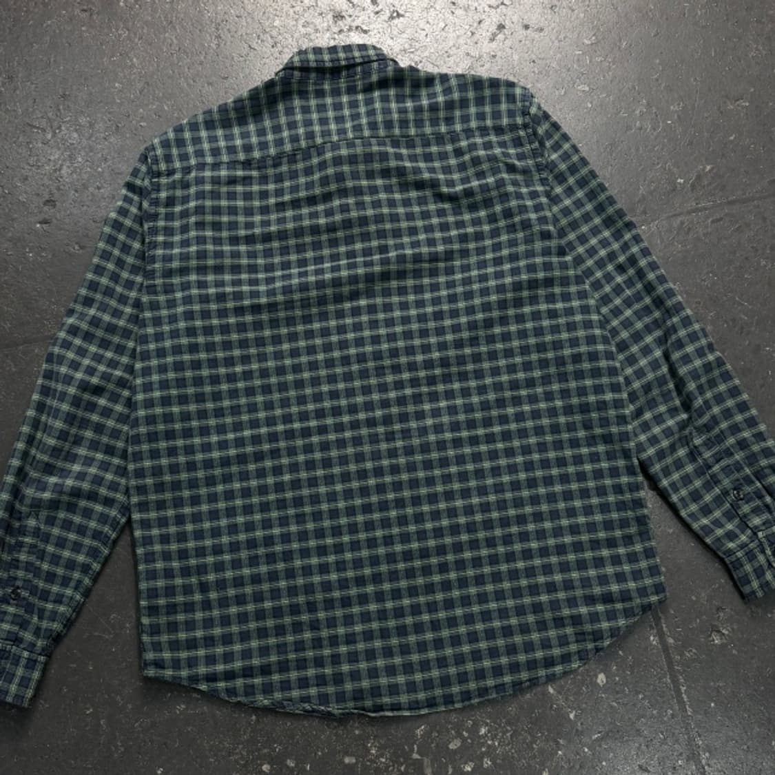 100 폴로 데님앤서플라이 체크셔츠  상품이미지6