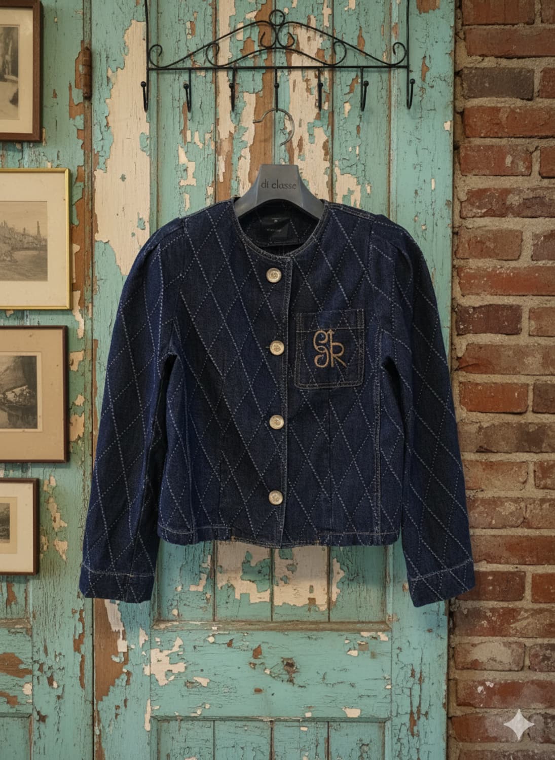 핀란드 RH STUDIO 데님 퀼팅 자켓 F 상품이미지1