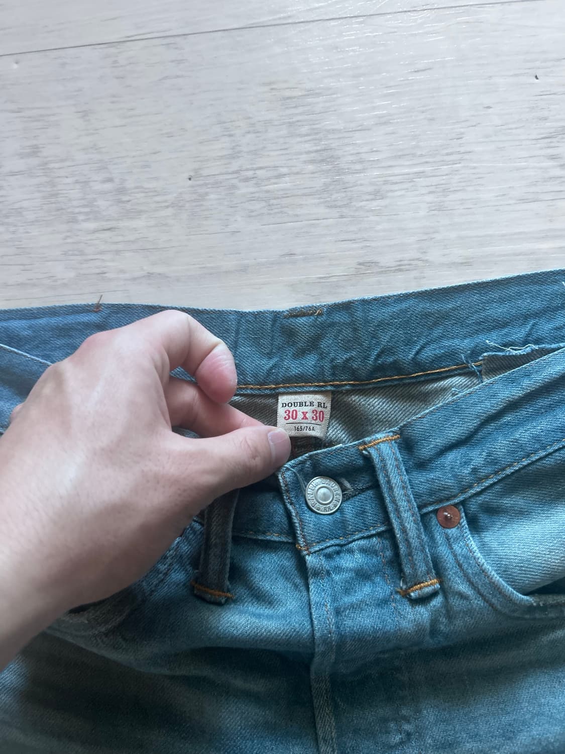 Rrl 빈티지 파이브 포켓 플레인필드 데님 30x30 상품이미지3