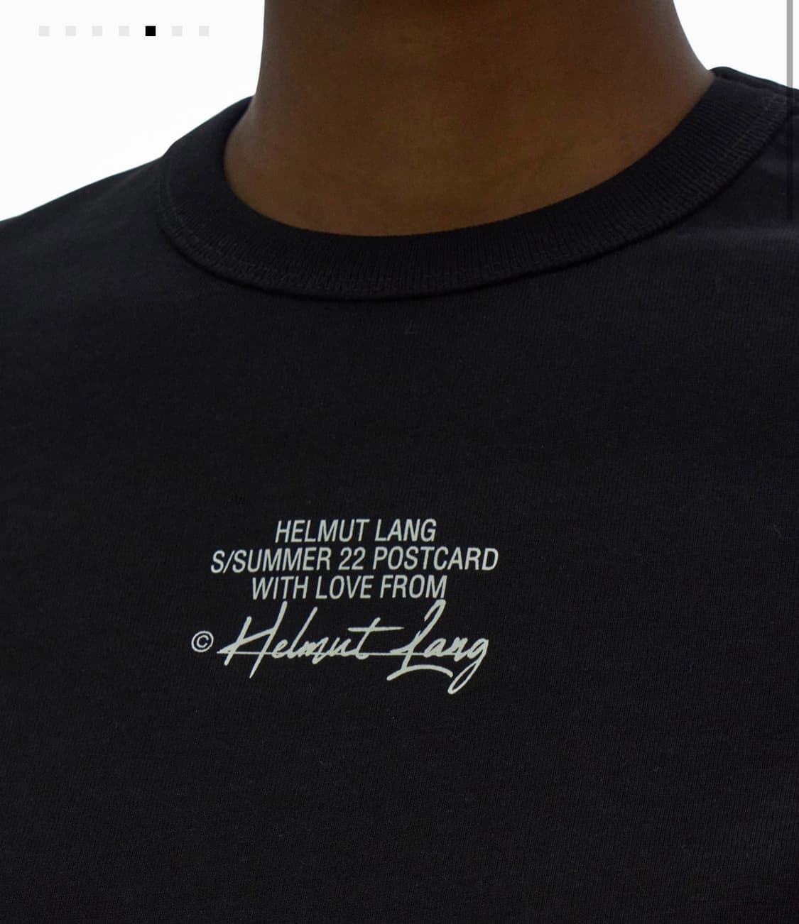 (XS) 헬무트랭 postcard 베이비 티셔츠 여성 (새상품) 상품이미지2