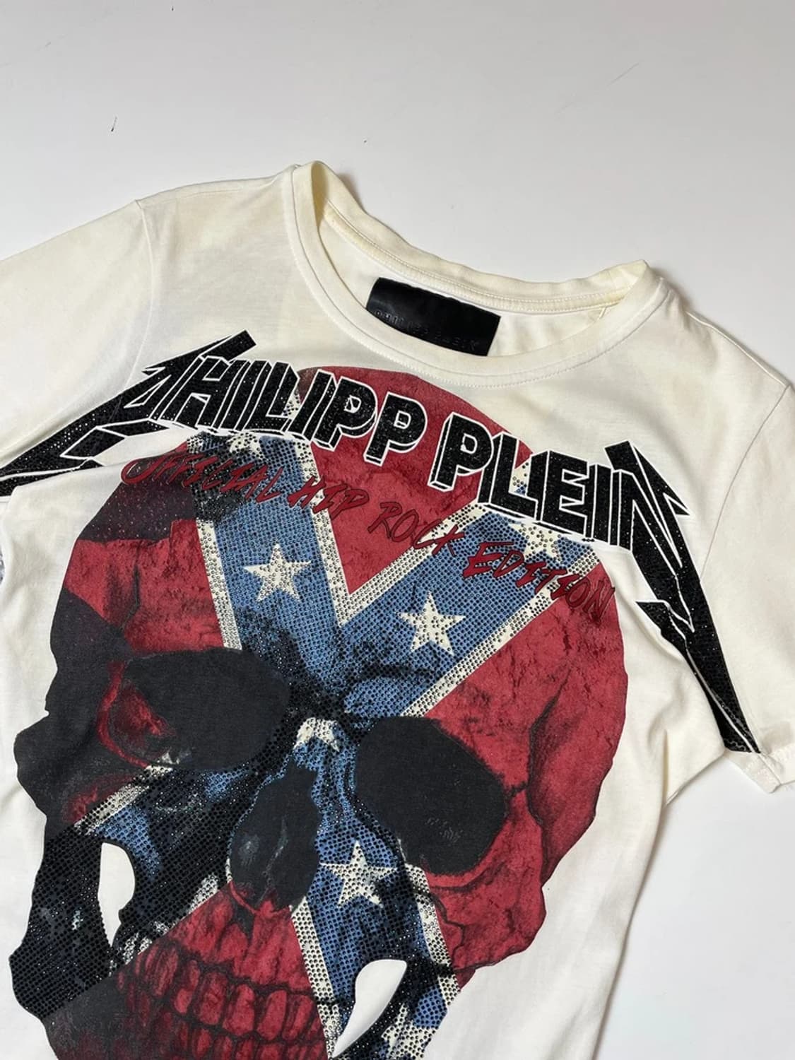 필립플레인 해골 그래픽 코튼 반팔 티셔츠 PN9643 상품이미지2