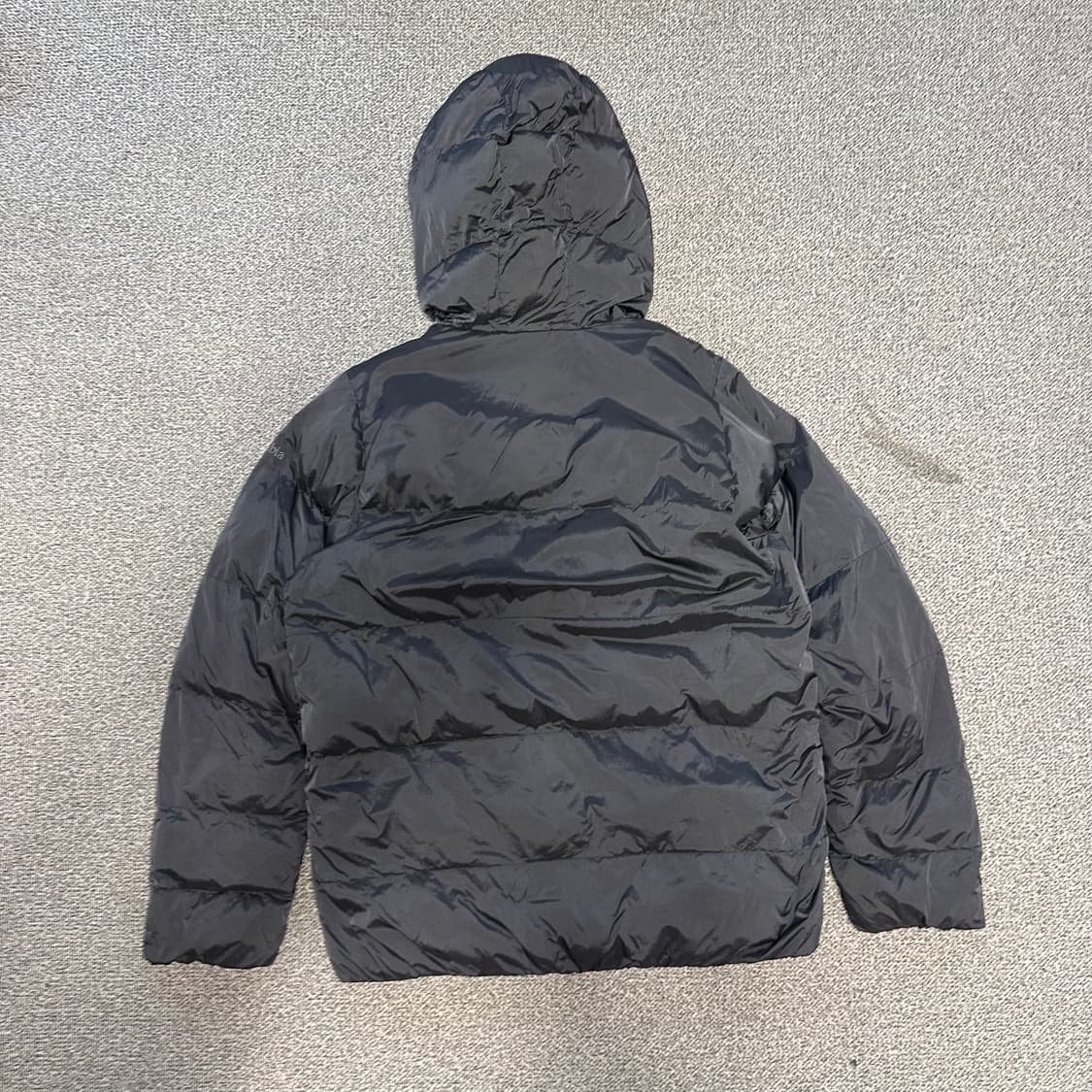 컬럼비아 블랙 후드 패딩 상품이미지3