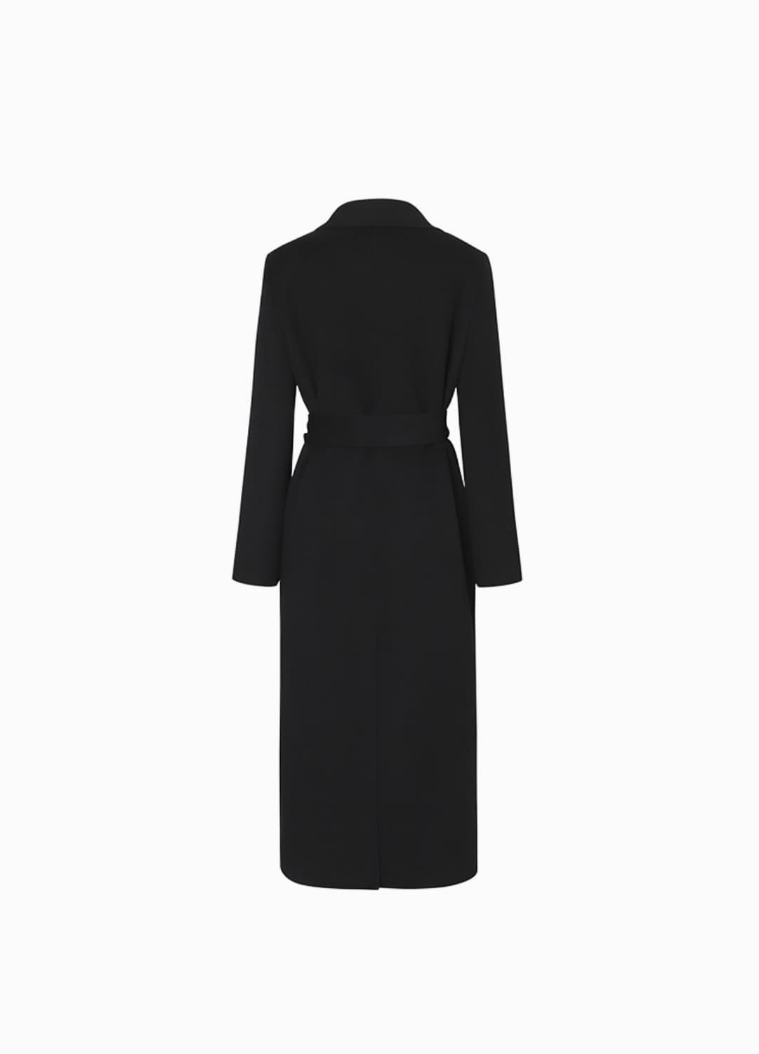 그레이스유 캐롤 숄카라 핸드메이드 코트(블랙) 상품이미지4