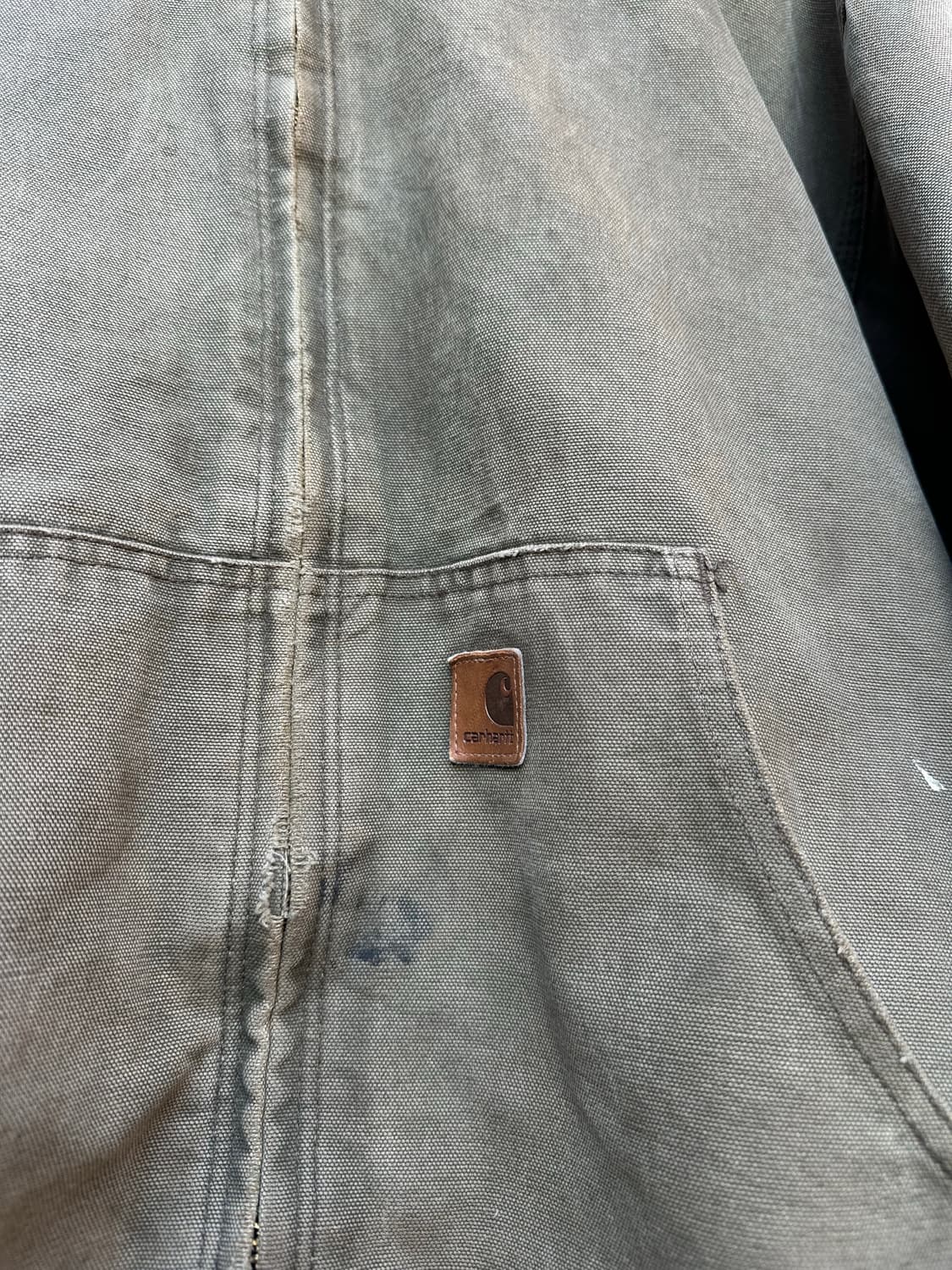 칼하트 디트로이트 덕 액티브 모스그린 워크자켓 J130 상품이미지6