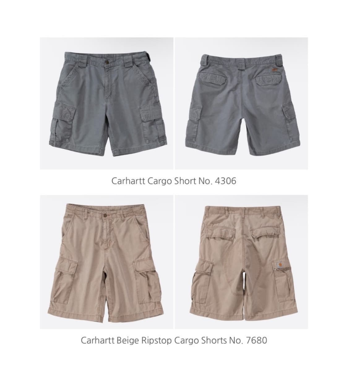 Carhartt B143 칼하트 쇼츠 카고팬츠(33) 상품이미지6