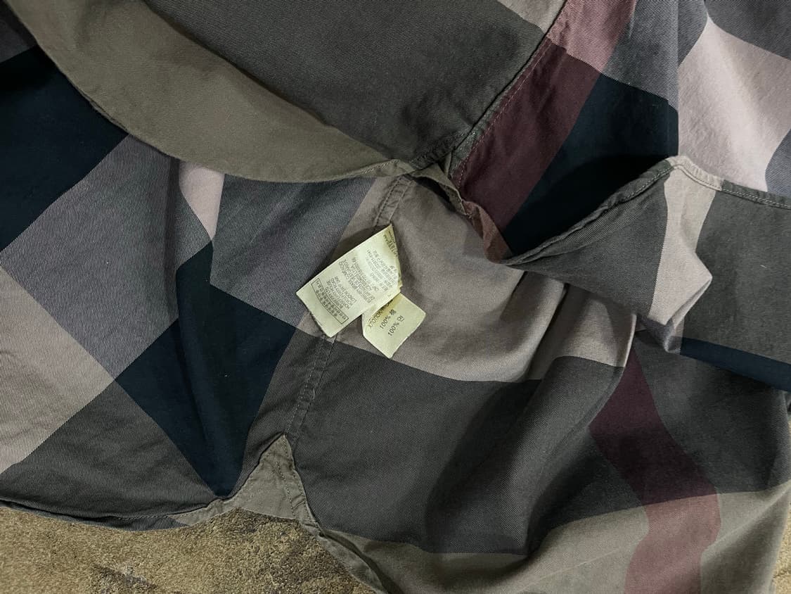 버버리/브릿.브라운체크남방(95) 상품이미지5