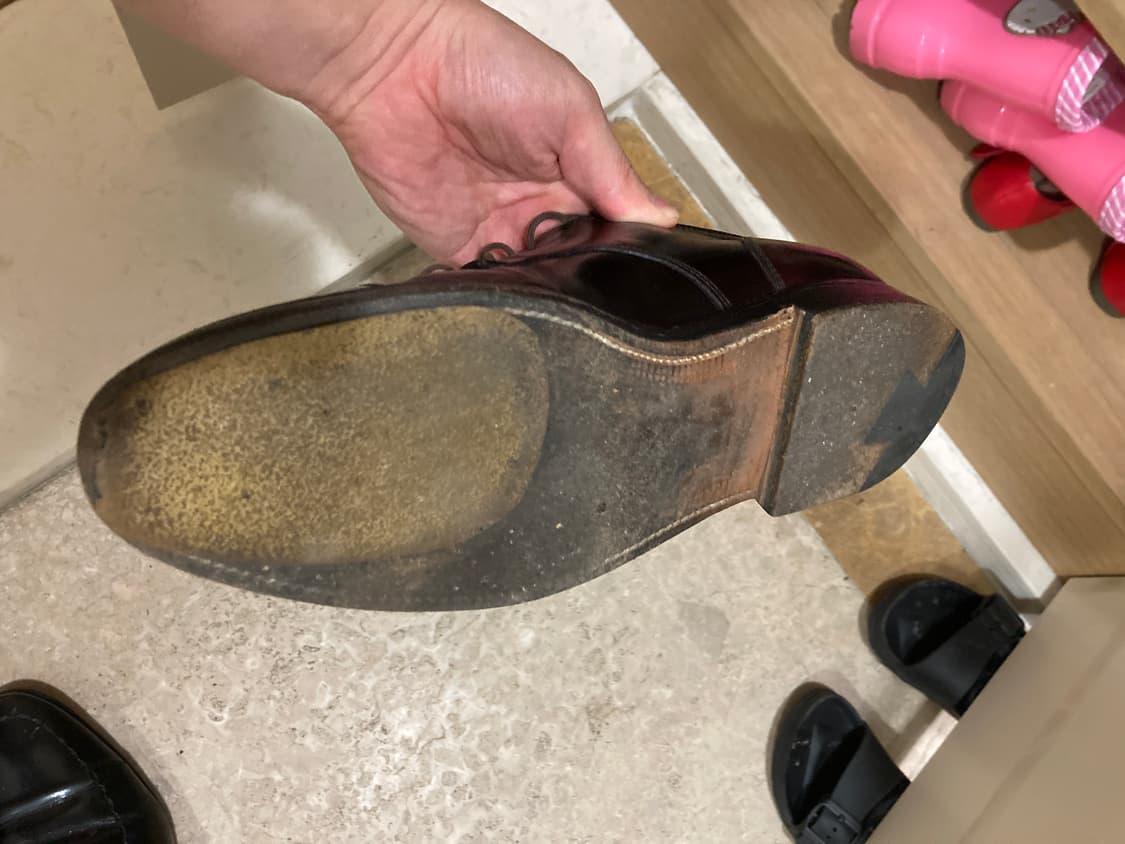 알든 코도반 2160 스트레이트 팁 블러쳐 6.5E 버건디 상품이미지5