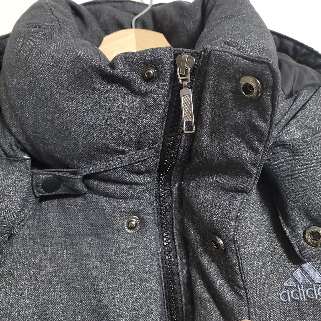 (100) ADIDAS 아디다스 후드 패딩 점퍼 구스 상품이미지2