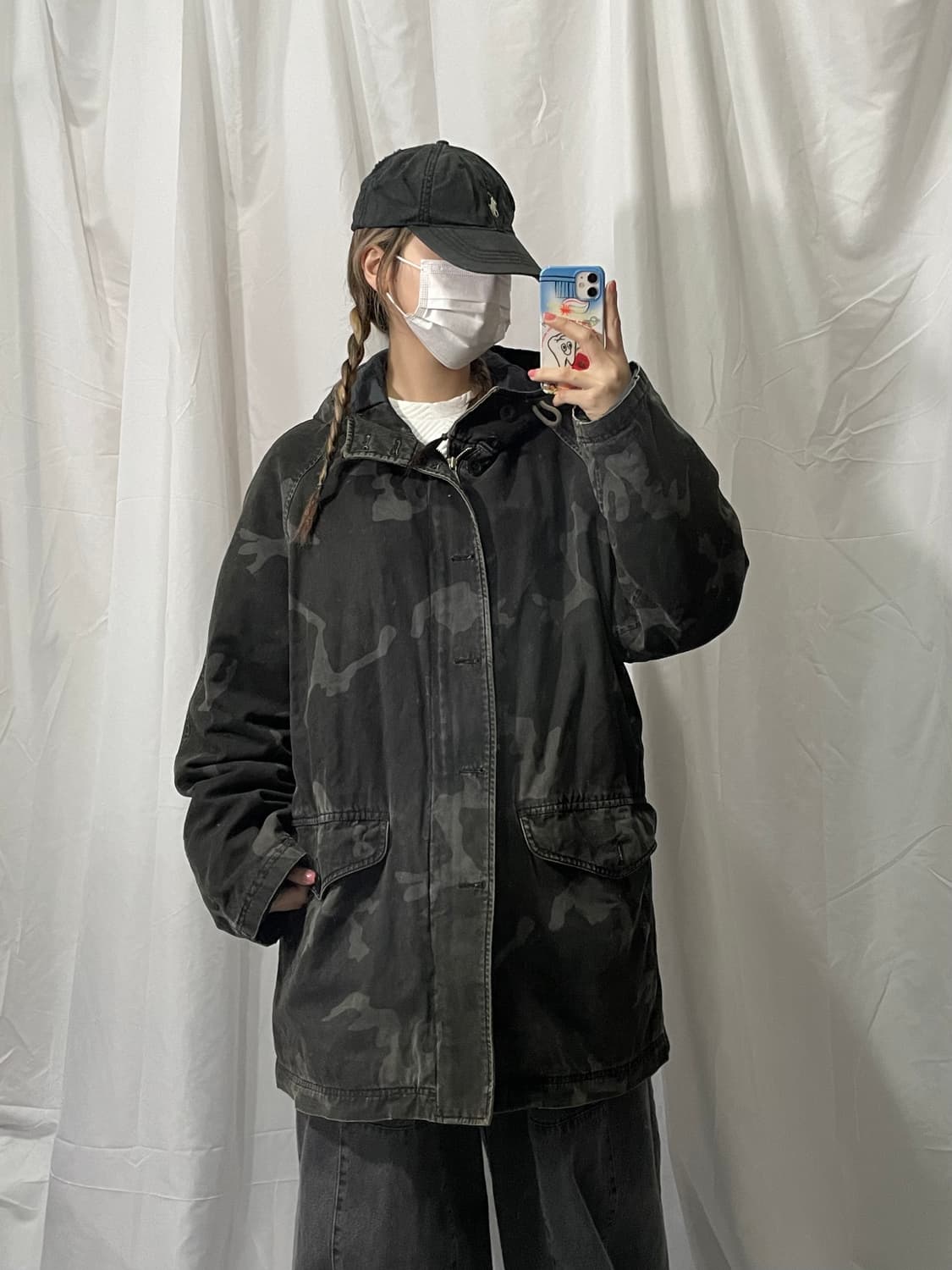 Cp company 카모 후드 누빔 자켓 XL 상품이미지1