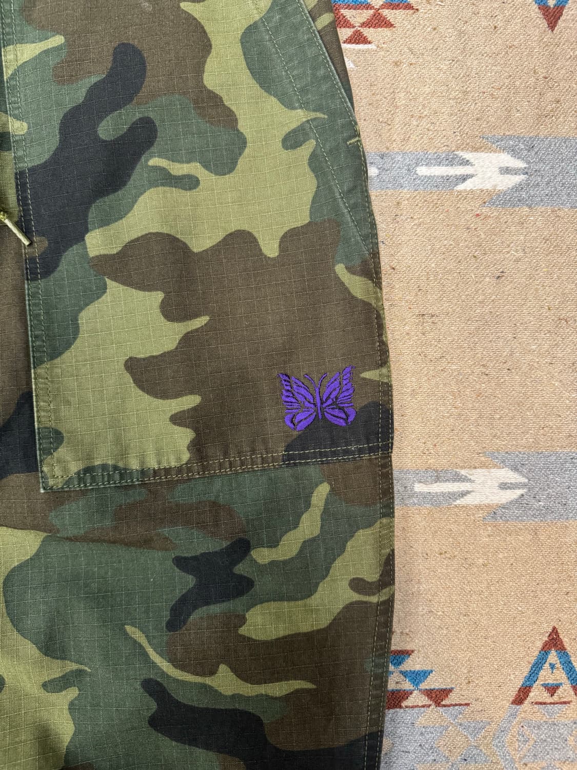 [S][30] 니들스 스트링 퍼티그 팬츠 코튼 립스탑 카모플라쥬 상품이미지3