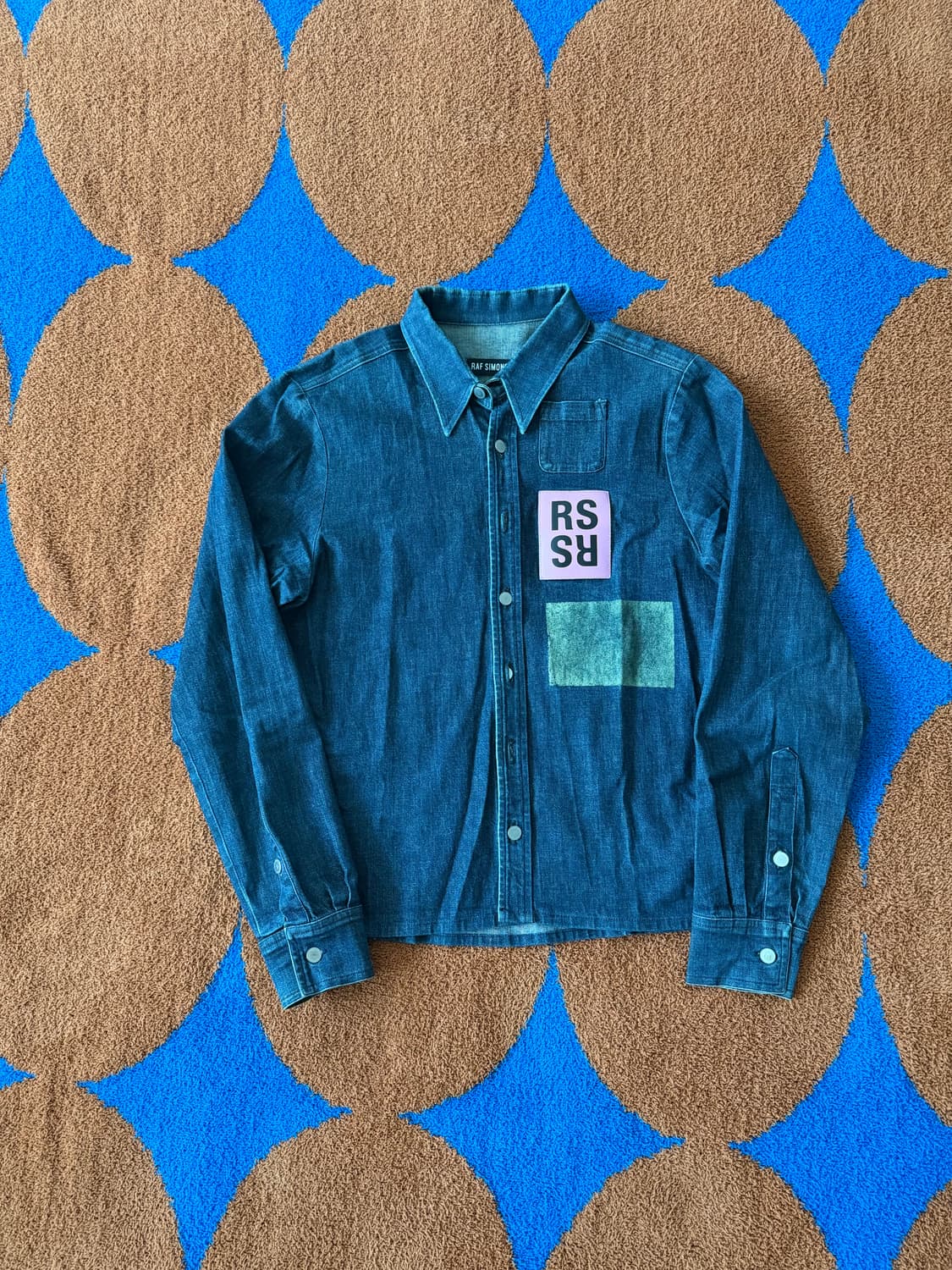 라프시몬스 런웨이 피스 핑크 패치 자켓 (From Italy🇮🇹) 상품이미지1