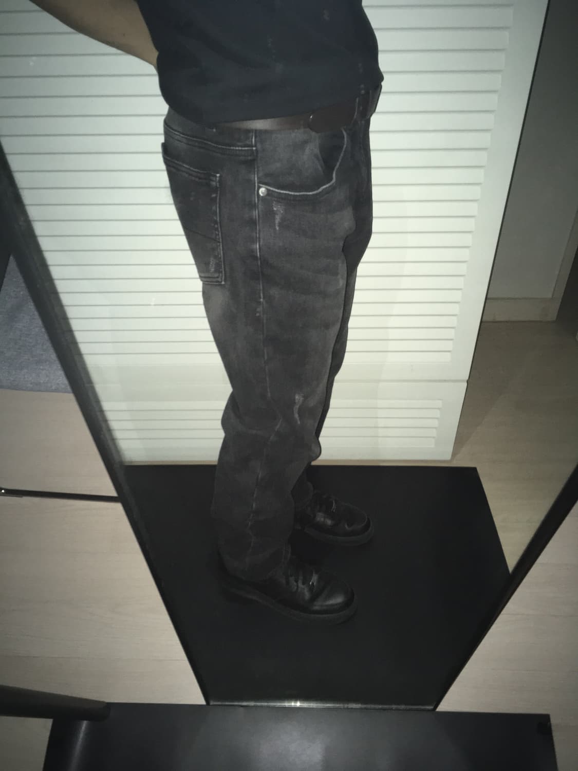 에비수 빈티지 흑청데님 상품이미지2